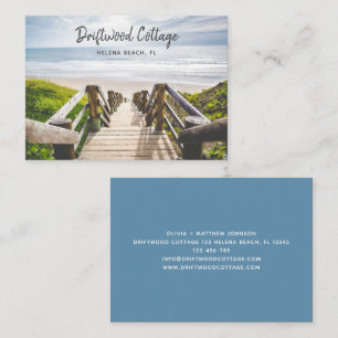 Beach House Vacation Rental Business Card
