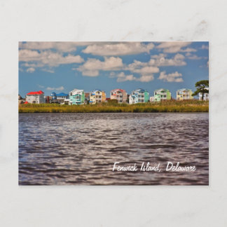 Beach Houses Postcard