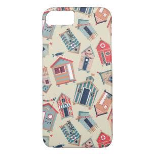 Beach Hut Pattern iPhone 8/7 Case