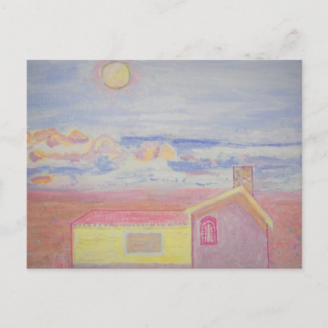 Beach Hut Postcard (Front)