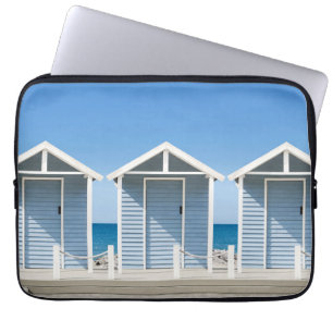 Beach Huts 2 Laptop Sleeve