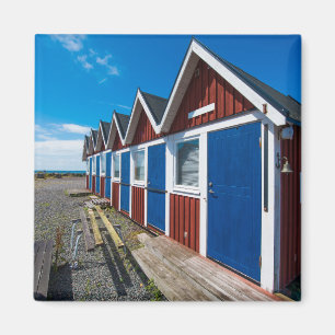 Beach Huts 3 Magnet