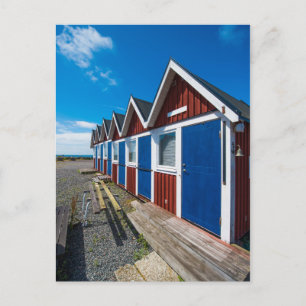 Beach Huts 3 Postcard