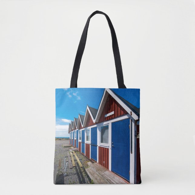 Beach Huts 3 Tote Bag (Front)