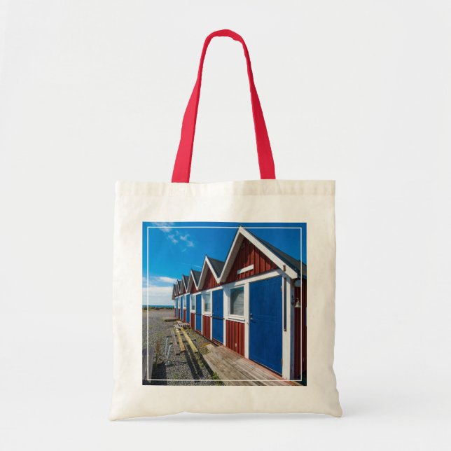 Beach Huts 3 Tote Bag (Front)
