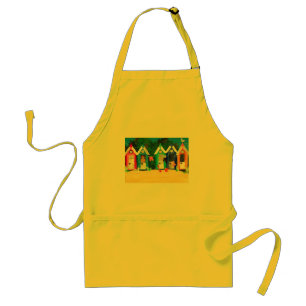 'Beach Huts' Apron