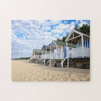 Beach Huts at Wells-next-the-sea Jigsaw Puzzle