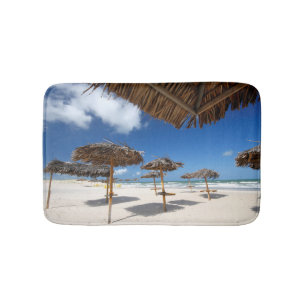 Beach Huts  Brazil Bath Mat