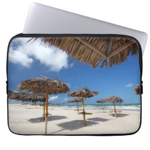 Beach Huts Brazil Laptop Sleeve