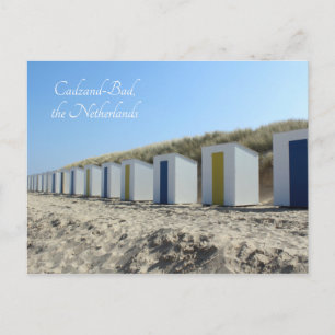 Beach huts, Cadzand-Bad, the Netherlands Postcard