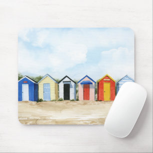 Beach Huts I Mouse Pad
