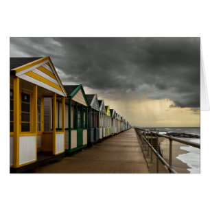 Beach Huts In A Summer Storm Southwold