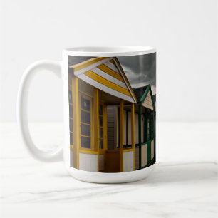 Beach Huts In A Summer Storm   Southwold Coffee Mug