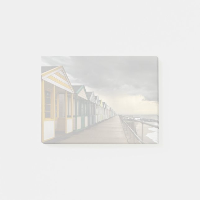 Beach Huts In A Summer Storm | Southwold Post-it Notes (Front)