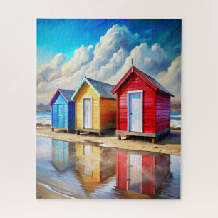 Beach Huts Jigsaw Puzzle