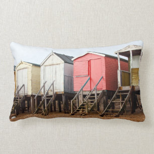 Beach Huts Lumbar Cushion