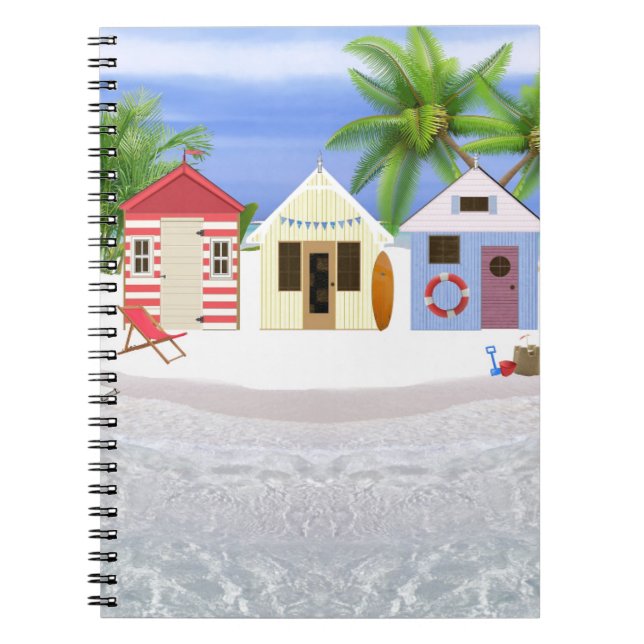 BEACH HUTS NOTEBOOK (Front)