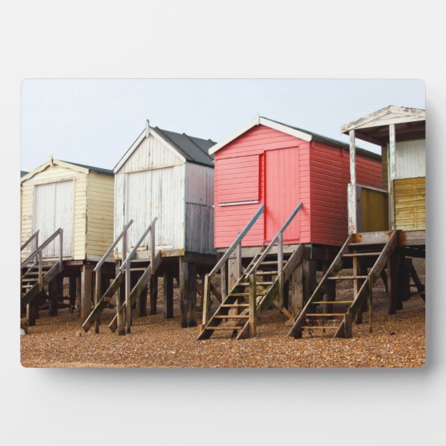 Beach Huts Plaque (Front)