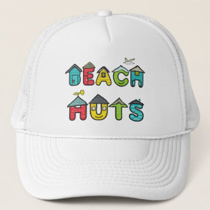 Beach Huts Trucker Hat