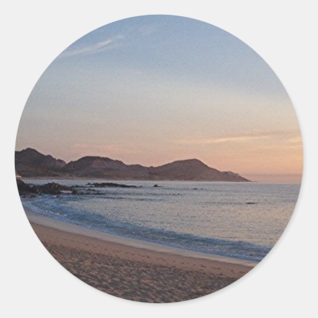 beach in cabo sticker (Front)
