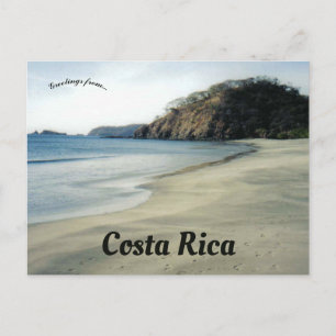Beach in Costa Rica Postcard