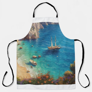 Beach in Greece  Apron
