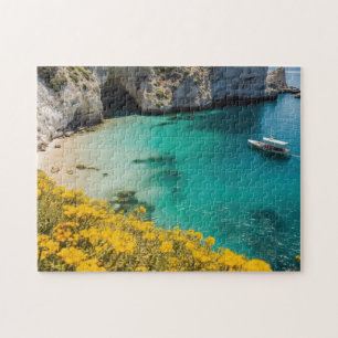 Beach in Greece Jigsaw Puzzle