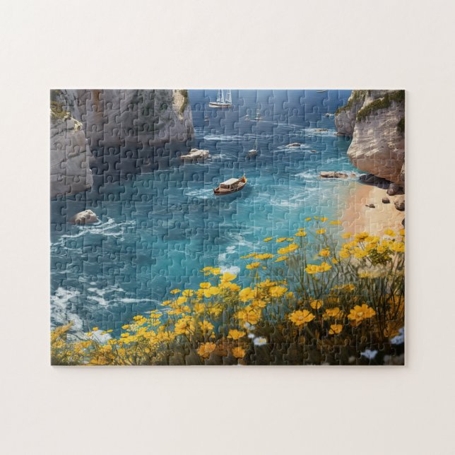 Beach in Greece Jigsaw Puzzle (Horizontal)