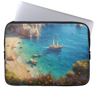 Beach in Greece  Laptop Sleeve