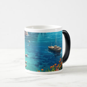Beach in Greece  Magic Mug