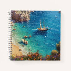 Beach in Greece Notebook