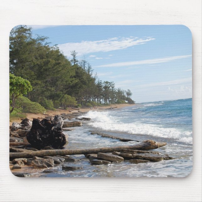 Beach in Hawaii Mouse Pad (Front)