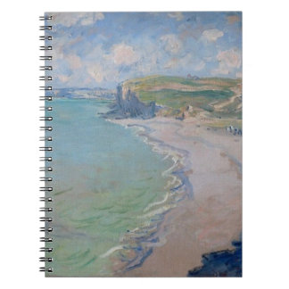 Beach in Pourville by Claude Monet Notebook