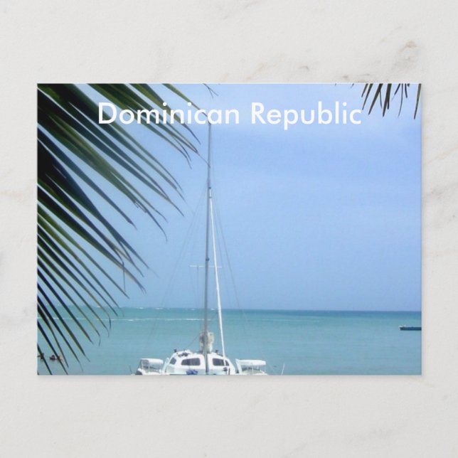 Beach in the Dominican Postcard (Front)