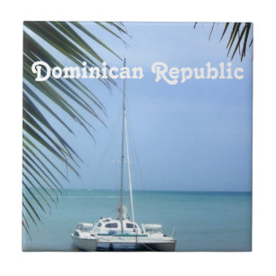 Beach in the Dominican Tile