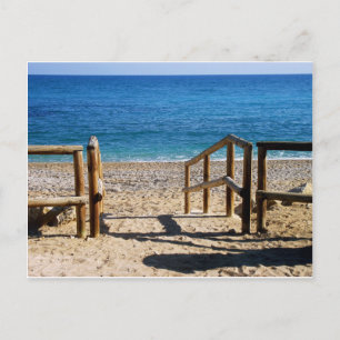 Beach in Villajoyosa, Alicante, Spain Postcard