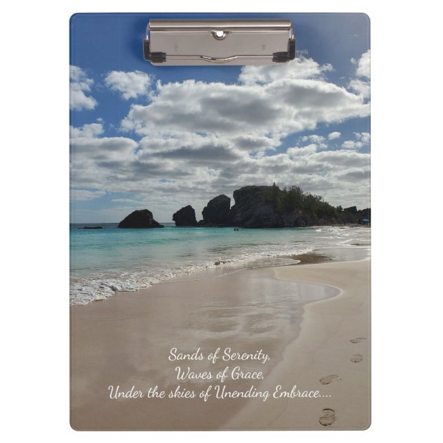 Beach Inspirational Clipboard (Front)