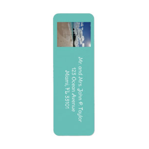 Beach Inspirational Return Address Label