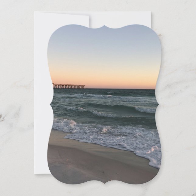  Beach  Invitation (Front)