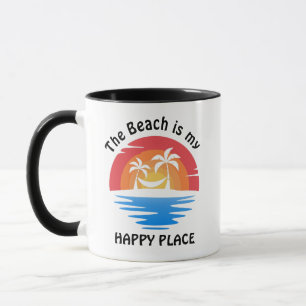 Beach is my Happy Place Mug