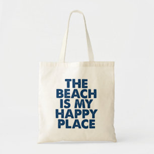 Beach Is My Happy Place Tote Bag