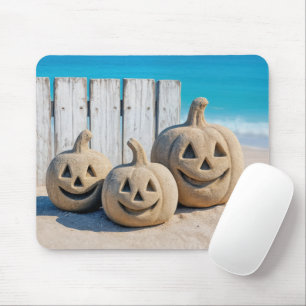 Beach Jack o' Lanterns  Mouse Pad