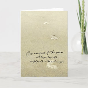 BEACH JOG Greeting Card