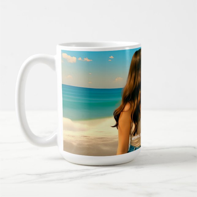 Beach Kiss Mug (Left)