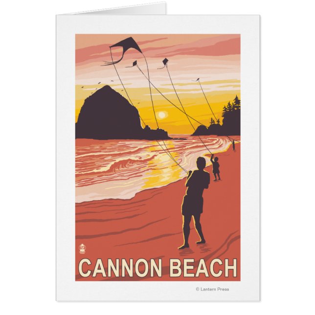 Beach & Kites - Cannon Beach, Oregon (Front)