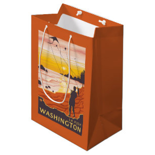 Beach & Kites - La Push, Washington Medium Gift Bag