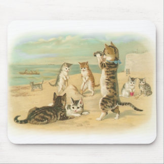 Beach Kittens Mouse Pad