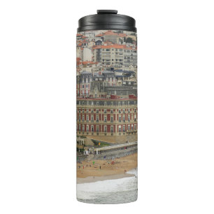 Beach landscape France: The ancient seaside resort Thermal Tumbler