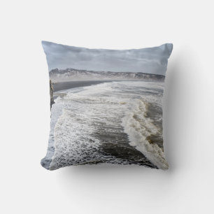 Beach Landscape In Winter Cushion