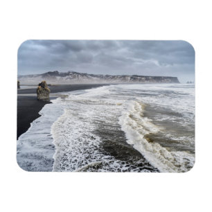 Beach Landscape In Winter Magnet